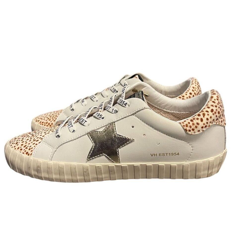Vintage Havana Women's Cheetah Print Lace-Up Sneakers Size 11 - Picture 2 of 14